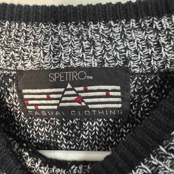 Spettro Casual Clothing Geometric Pattern Sweater Vintage - Picture 3 of 6